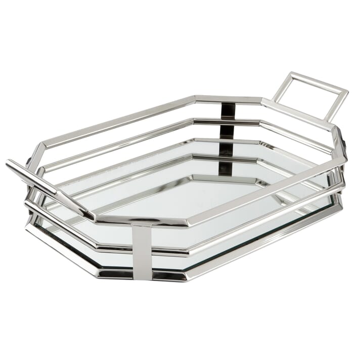 Cyan Design Layers Of Meaning Tray in Stainless Steel Cyan Design Layers Of Meaning Tray in Stainless Steel