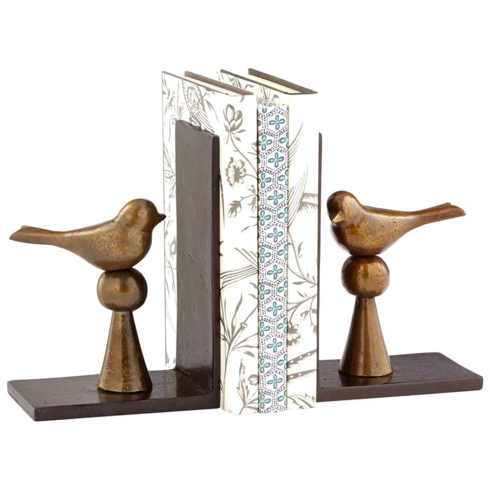 Cyan Design Birds And Books in Antique Brass Cyan Design Birds And Books in Antique Brass