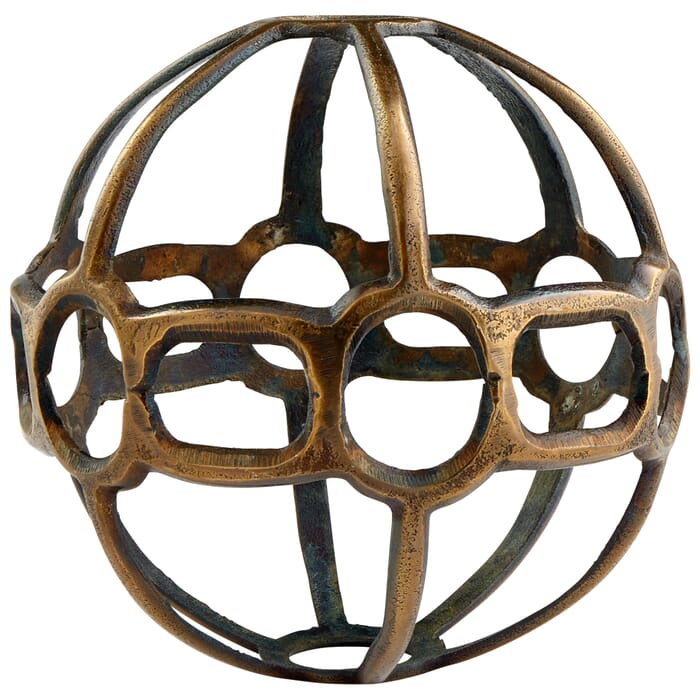 Cyan Design Large Breezy Ball Filler in Antique Brass Cyan Design Large Breezy Ball Filler in Antique Brass