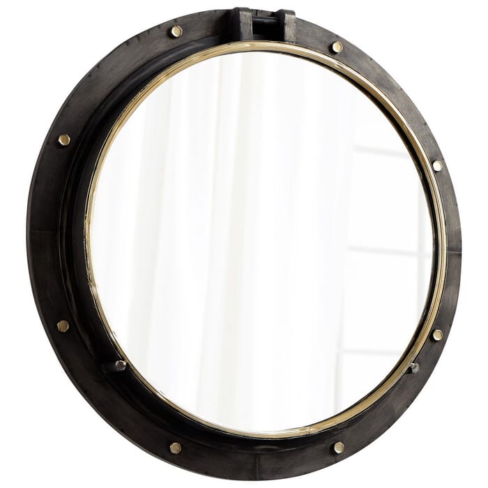 Cyan Design Barrel 29.5" Mirror in Canyon Bronze/Gold Cyan Design Barrel 29.5" Mirror in Canyon Bronze/Gold