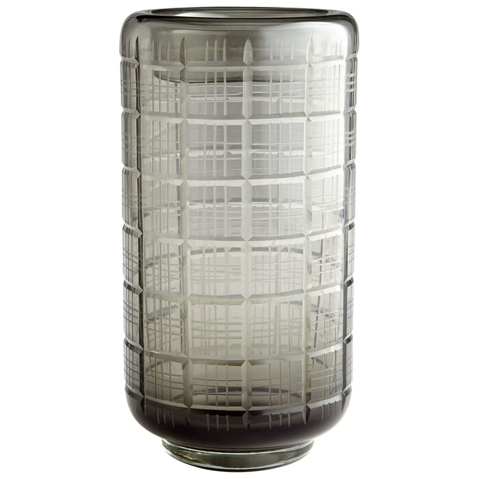 Cyan Design Large Off The Grid Vase in Smoke Cyan Design Large Off The Grid Vase in Smoke