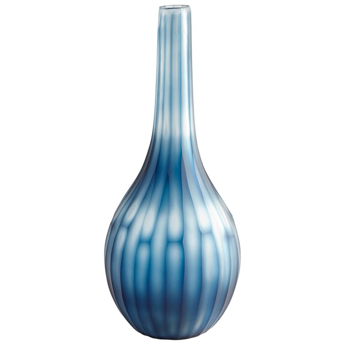 Cyan Design Large Tulip Vase in Blue Cyan Design Large Tulip Vase in Blue