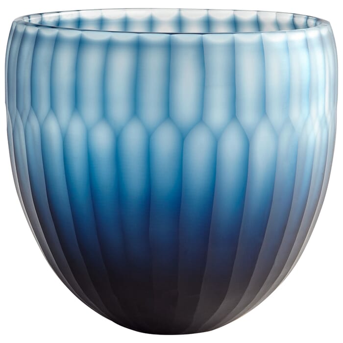 Cyan Design Large Tulip Bowl in Blue Cyan Design Large Tulip Bowl in Blue