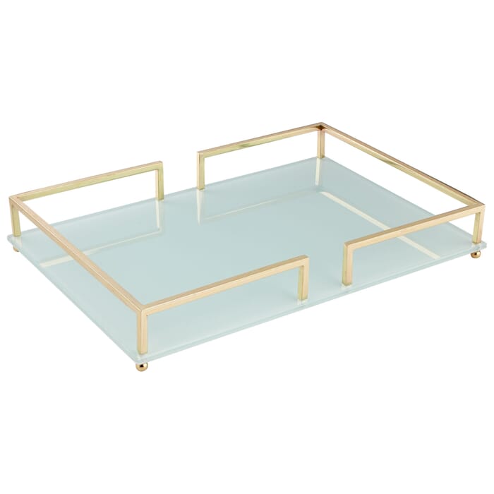 Cyan Design Large Contempo Tray in Gold Cyan Design Large Contempo Tray in Gold