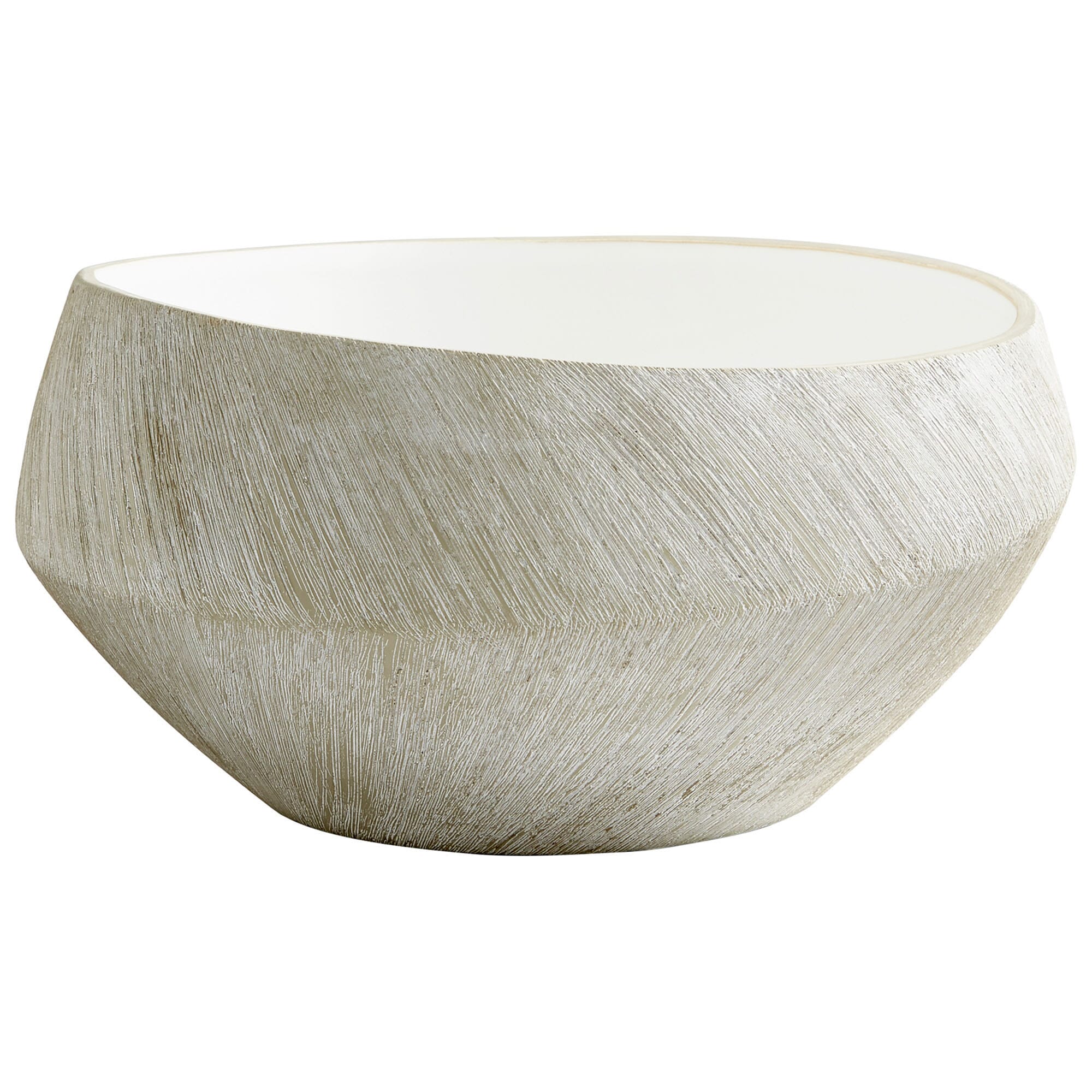 Large Selena Basin Bowl in Natural Stone