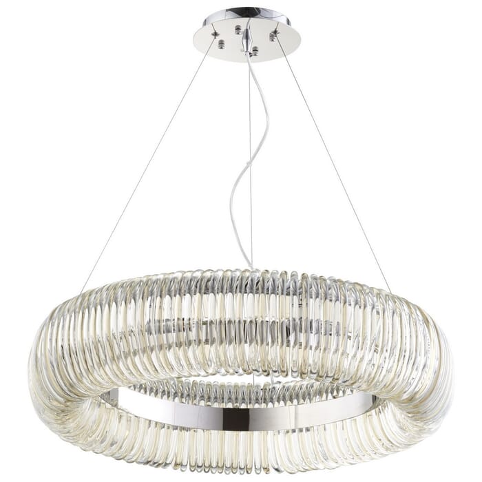 Cyan Design Beaming Around 27" 8-Light Pendant in Chrome Cyan Design Beaming Around 27" 8-Light Pendant in Chrome