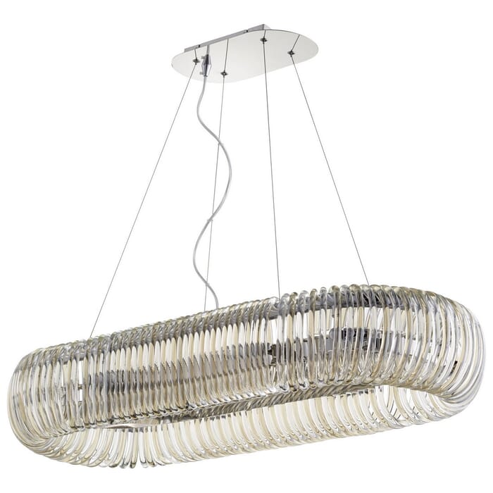 Cyan Design Beaming Around 38.5" 8-Light Pendant in Chrome Cyan Design Beaming Around 38.5" 8-Light Pendant in Chrome