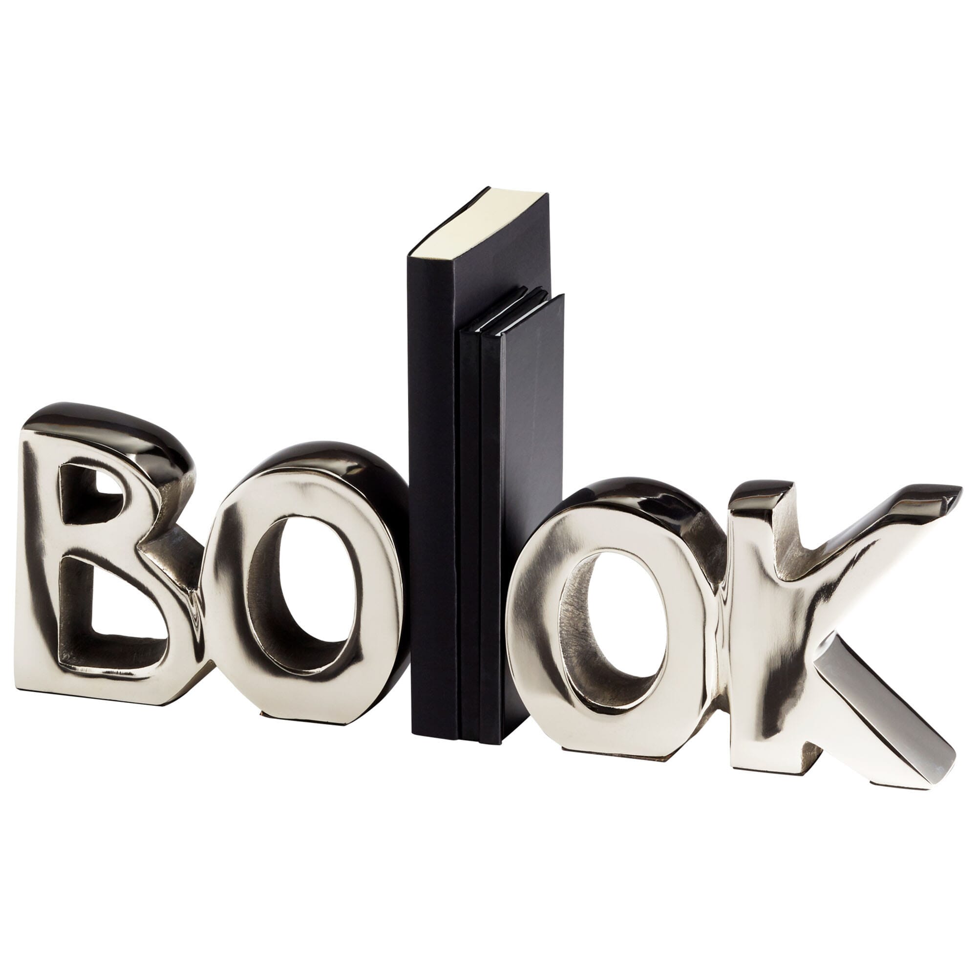 The Book Bookends in Nickel