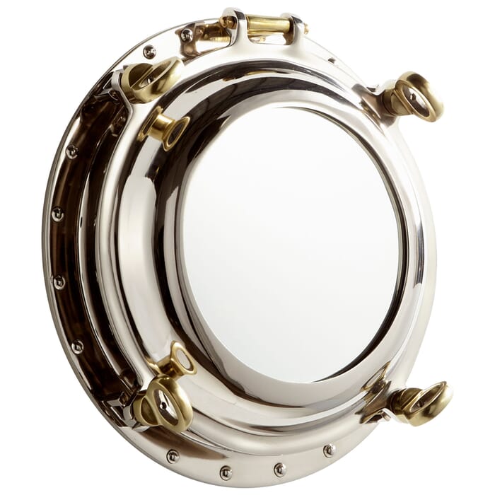 Cyan Design Seeworthy Mirror in Nickel Cyan Design Seeworthy Mirror in Nickel