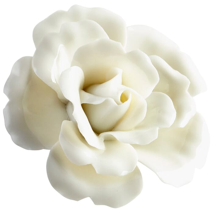 Cyan Design Blooming Parade Wl Decor in Off White Glaze Cyan Design Blooming Parade Wl Decor in Off White Glaze