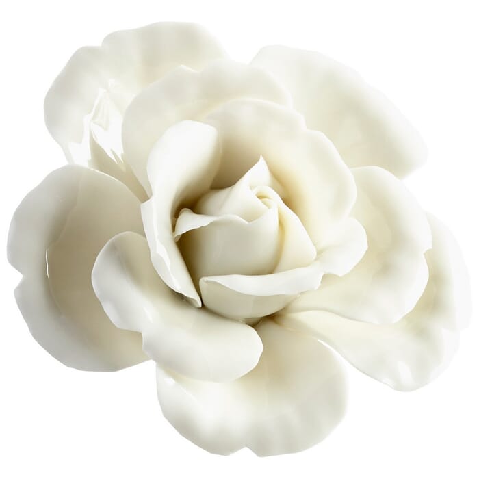 Cyan Design Blooming Parade Wl Decor in Off White Glaze Cyan Design Blooming Parade Wl Decor in Off White Glaze