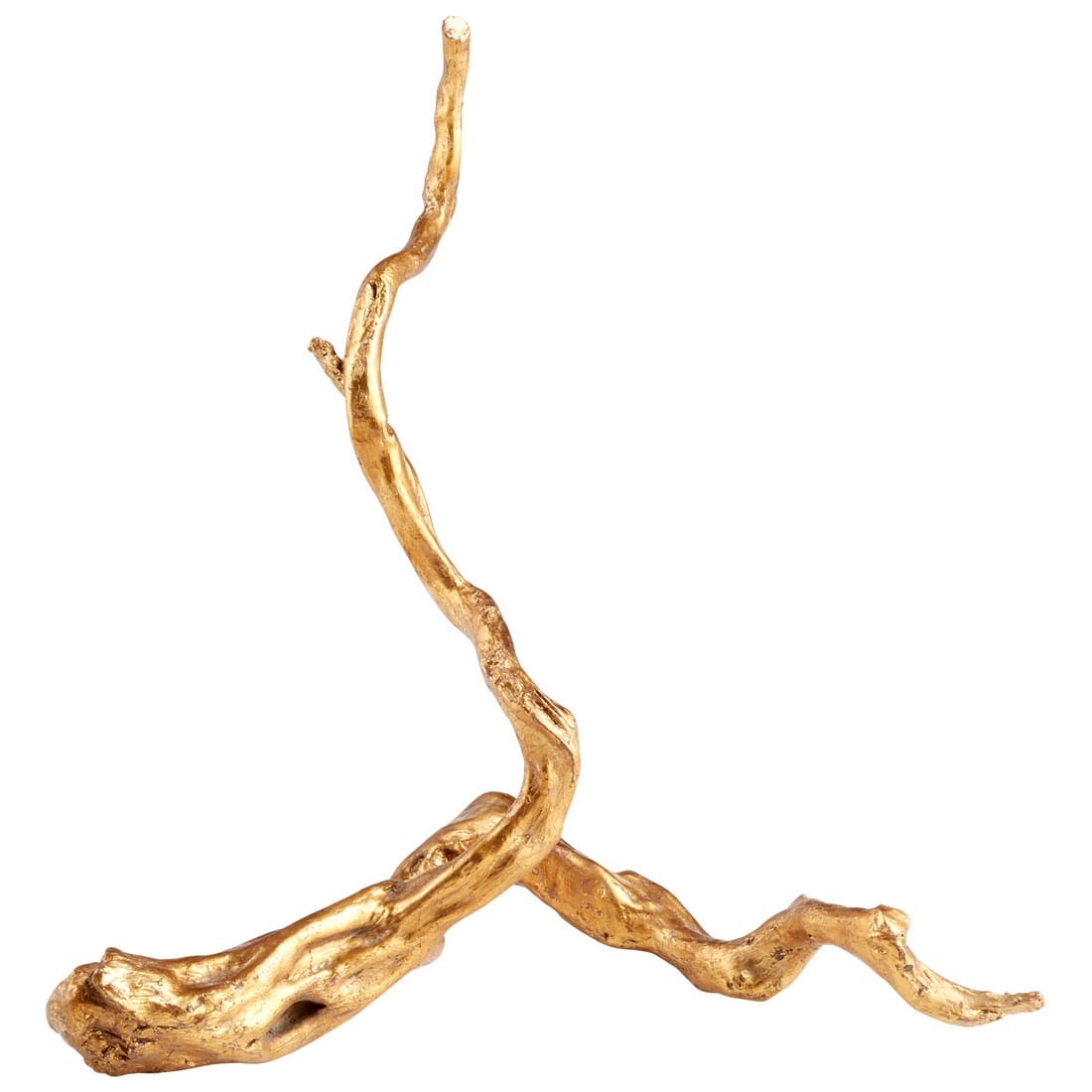 Drifting Gold Sculpture in Gold Leaf