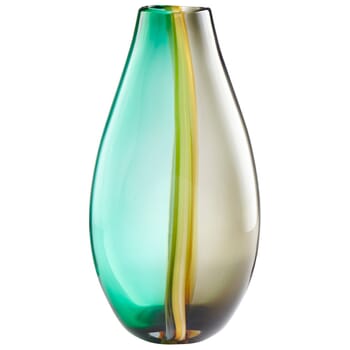 Cyan Design Large Quatrieme Vase in Green And Yellow