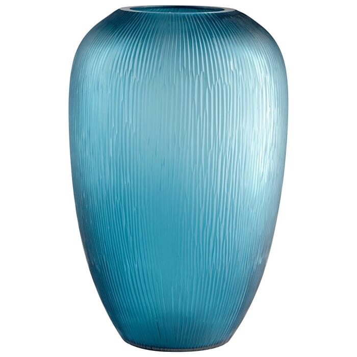 Cyan Design Large Reservoir Vase in Blue Cyan Design Large Reservoir Vase in Blue