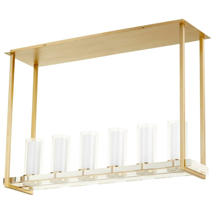 Cyan Design Large 6-Light 43" Pendant Light in Aged Brass Cyan Design Large 6-Light 43" Pendant Light in Aged Brass