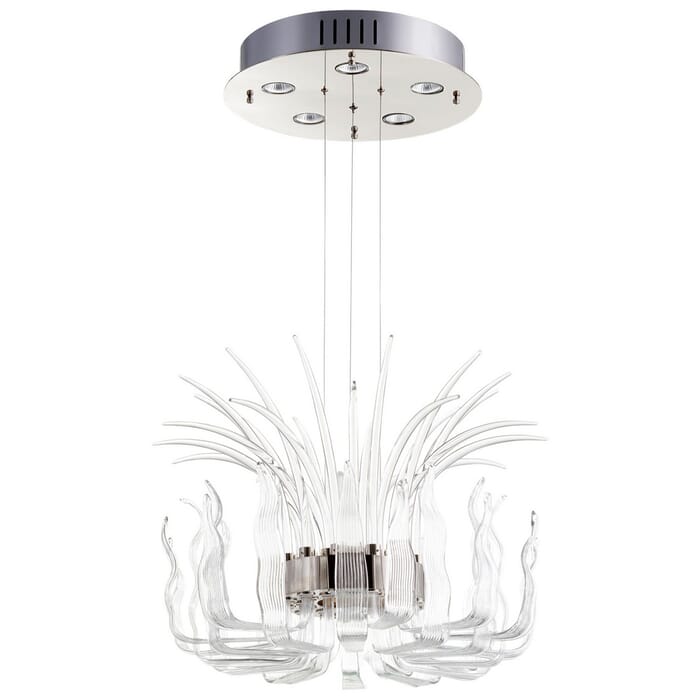 Cyan Design Catalina 24" 5-Light Pendant in Polished Nickel Cyan Design Catalina 24" 5-Light Pendant in Polished Nickel
