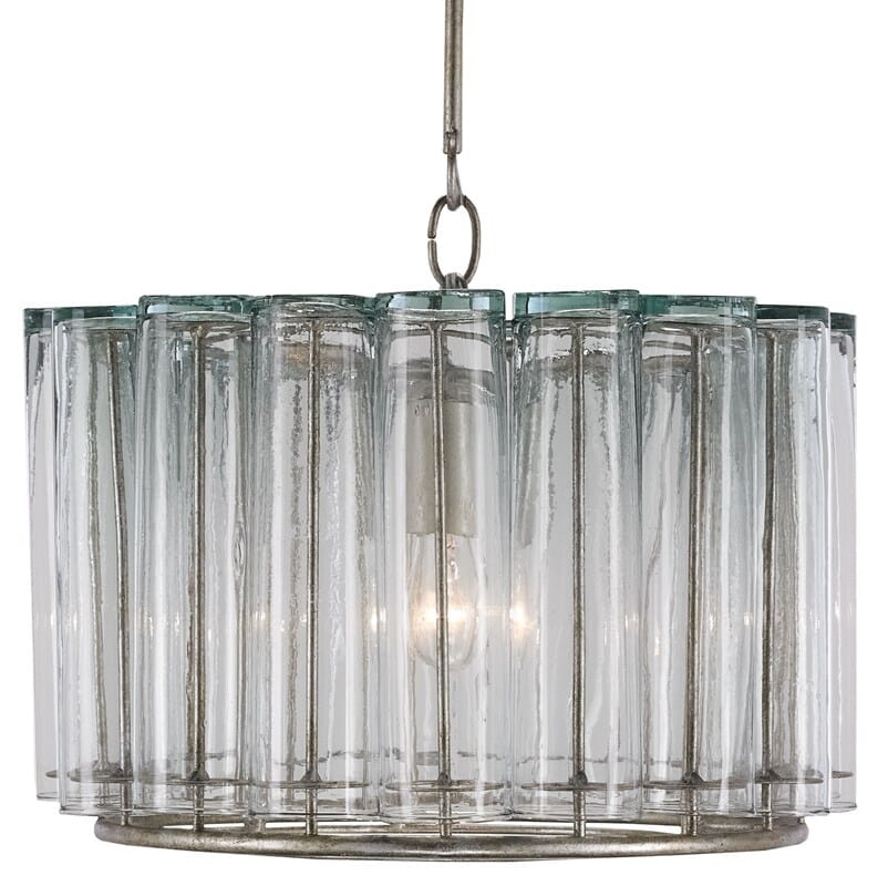 10" Bevilacqua Pendant in Silver Leaf