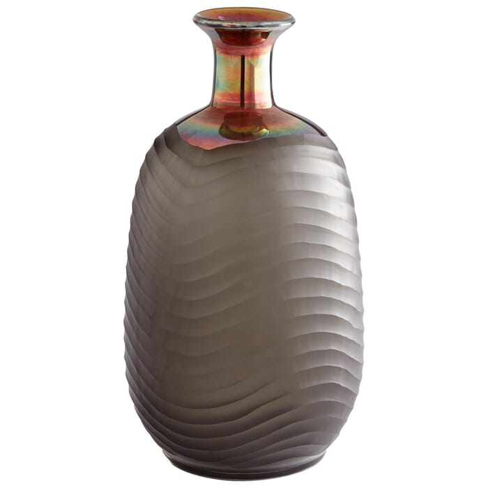 Cyan Design Medium Jadeite Vase in Iridescent Cyan Design Medium Jadeite Vase in Iridescent
