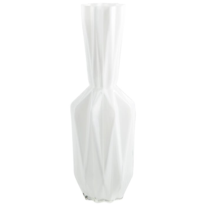 Cyan Design Large Infinity Origami Vase in White Cyan Design Large Infinity Origami Vase in White