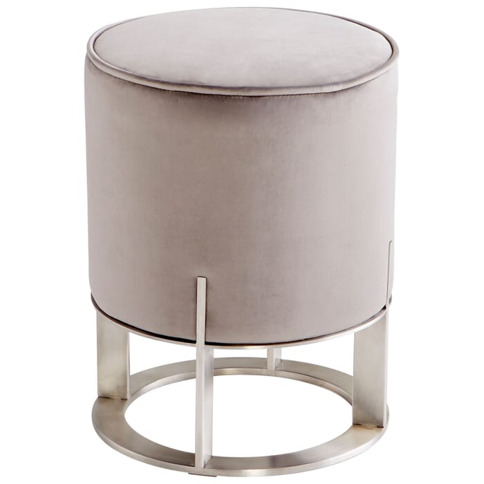 Cyan Design Mr. Winston Ottoman in Brushed Stainless Steel Cyan Design Mr. Winston Ottoman in Brushed Stainless Steel