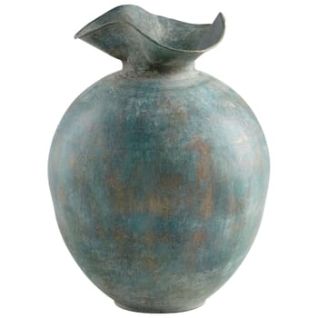 Cyan Design Small Pluto Vase in Gold Patina