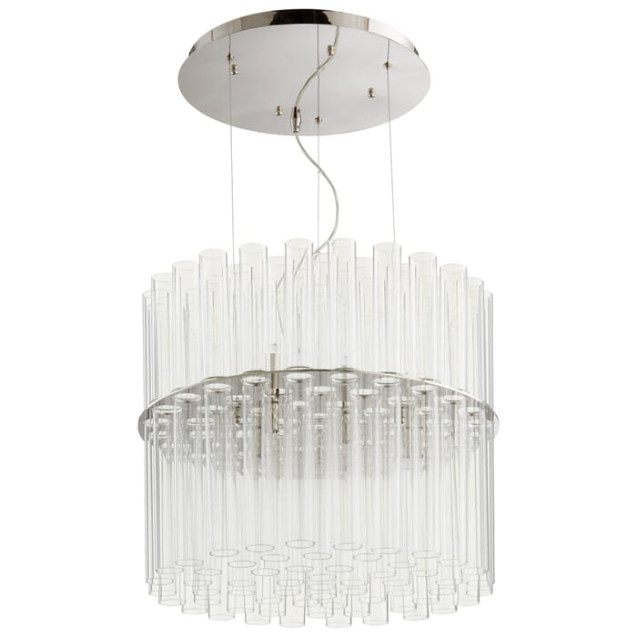 Cyan Design Beaker 12-Light Pendant in Polished Nickel Cyan Design Beaker 12-Light Pendant in Polished Nickel