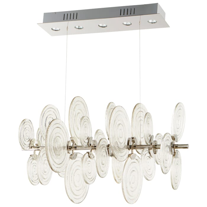 Cyan Design Discus 5-Light Pendant in Polished Nickel Cyan Design Discus 5-Light Pendant in Polished Nickel