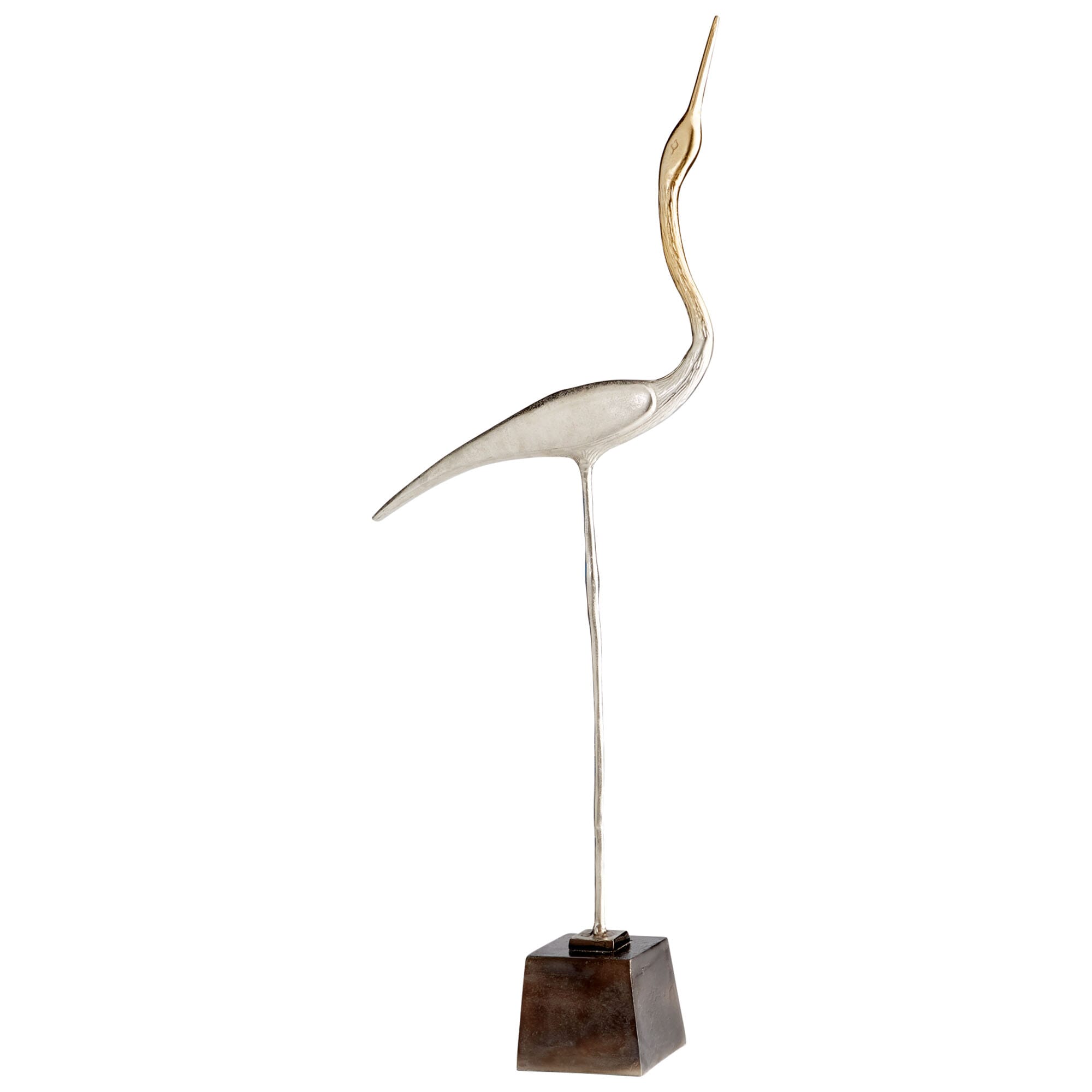 Shorebird Sculpture #1 in Nickel