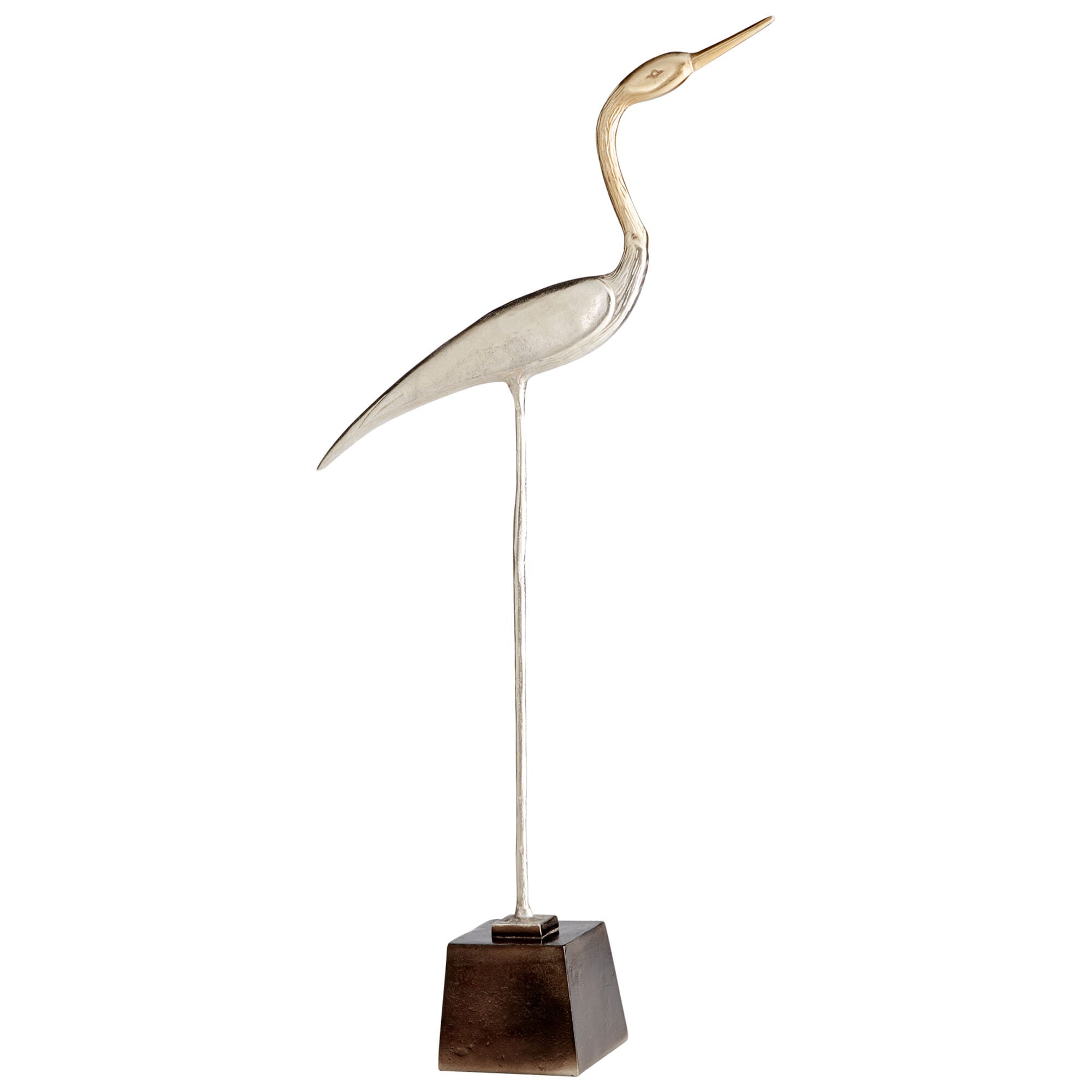 Shorebird Sculpture #2 in Nickel