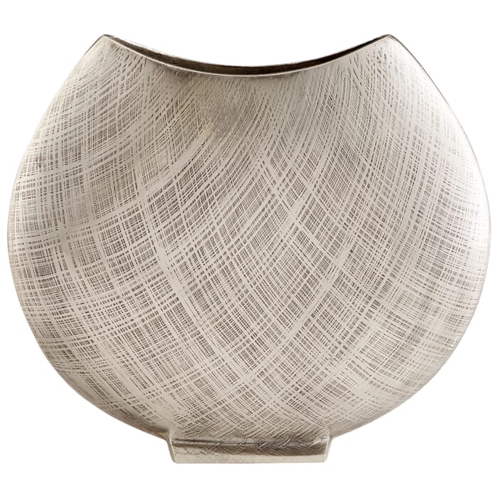 Cyan Design Large Corinne Vase in Antique Silver Cyan Design Large Corinne Vase in Antique Silver