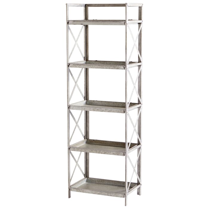 Cyan Design Torrance Etagere in Galvanized Cyan Design Torrance Etagere in Galvanized