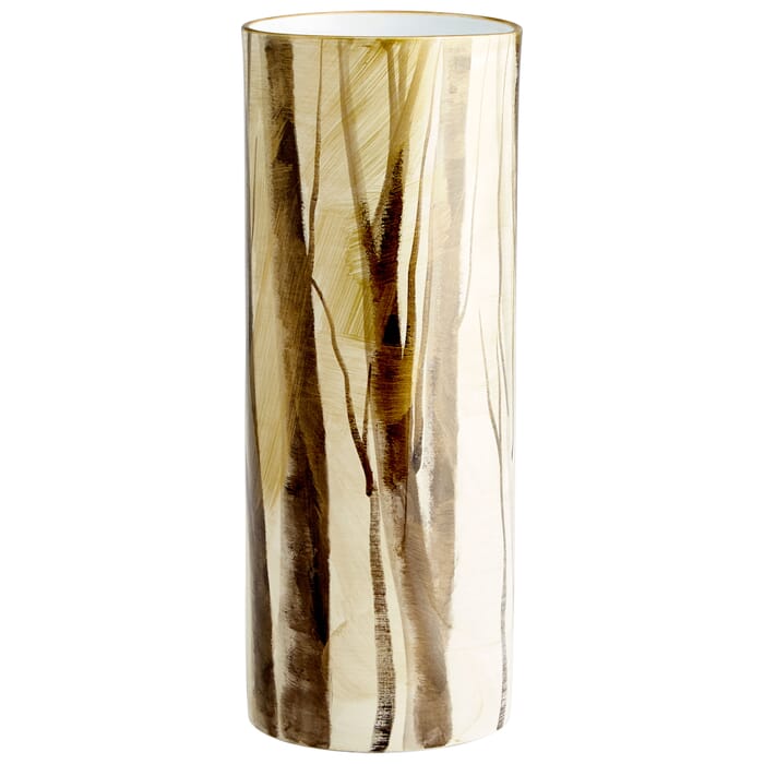 Cyan Design Large Into The Woods Vase in Black And White Cyan Design Large Into The Woods Vase in Black And White