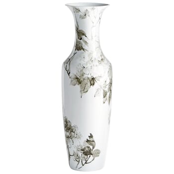 Cyan Design Blossom Vase in Black And White