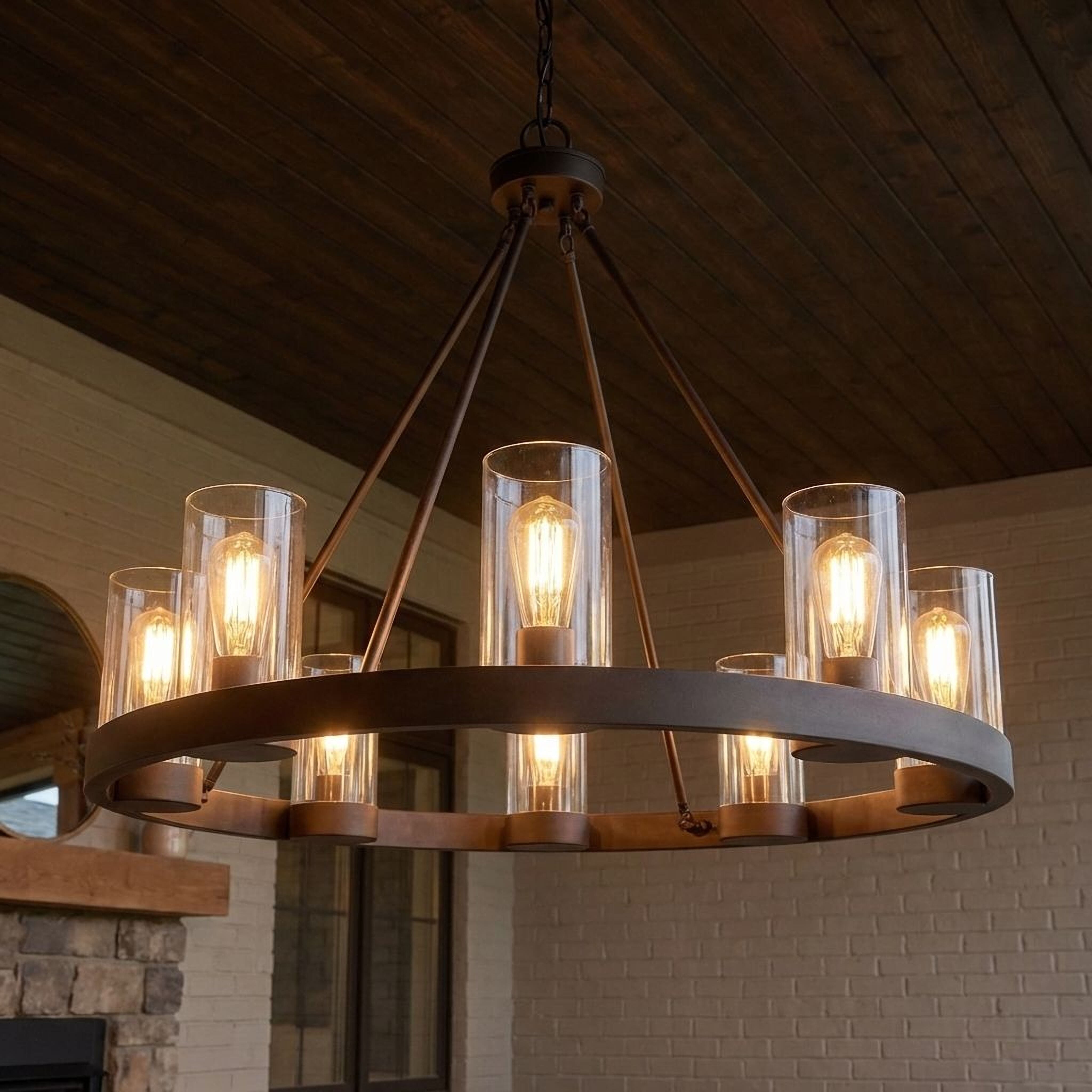 Inman 8-Light Outdoor Chandelier