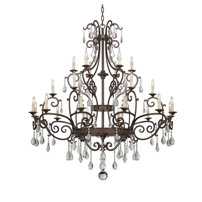 Savoy House Florence 24-Light Chandelier in New Tortoise Shell Savoy House Florence 24-Light Chandelier in New Tortoise Shell