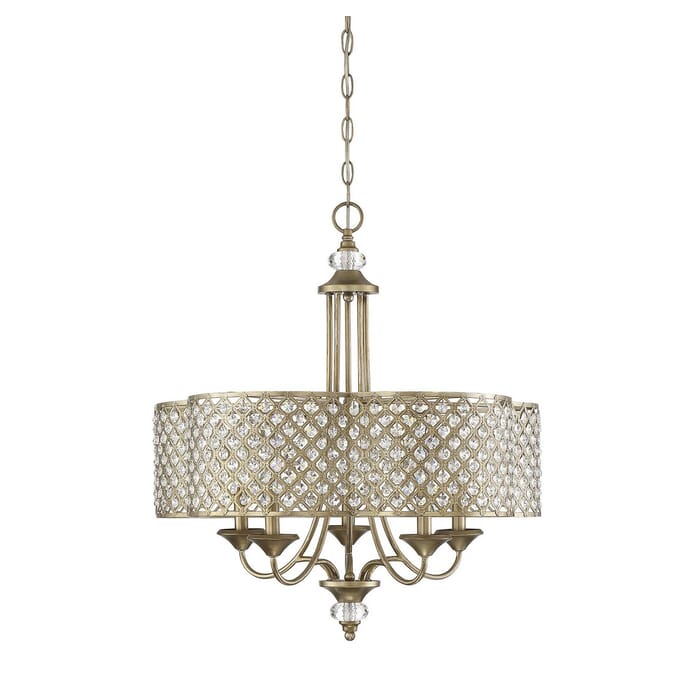 Savoy House Regis 5-Light Chandelier in Pyrite Savoy House Regis 5-Light Chandelier in Pyrite