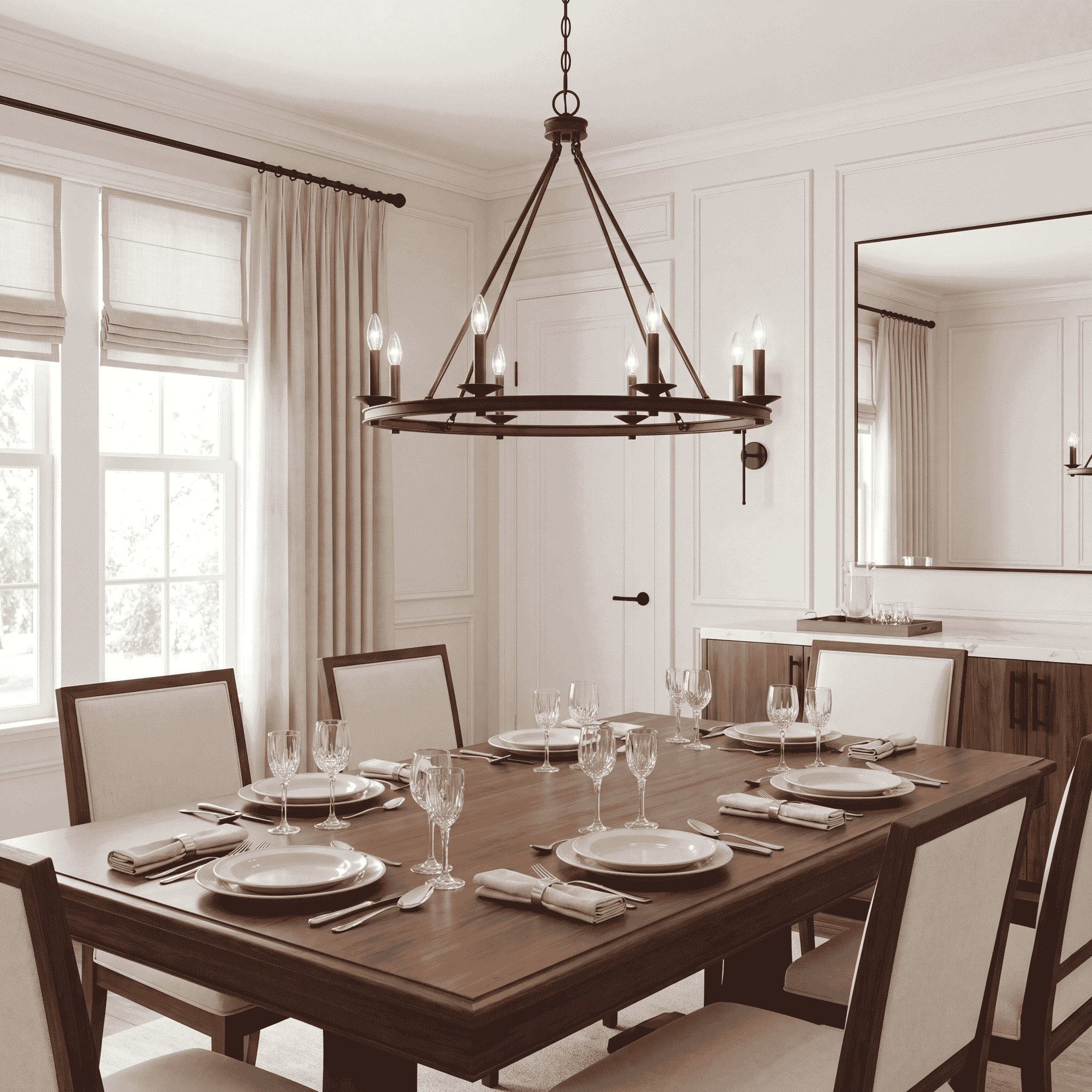 Middleton 8-Light Chandelier in Classic Bronze