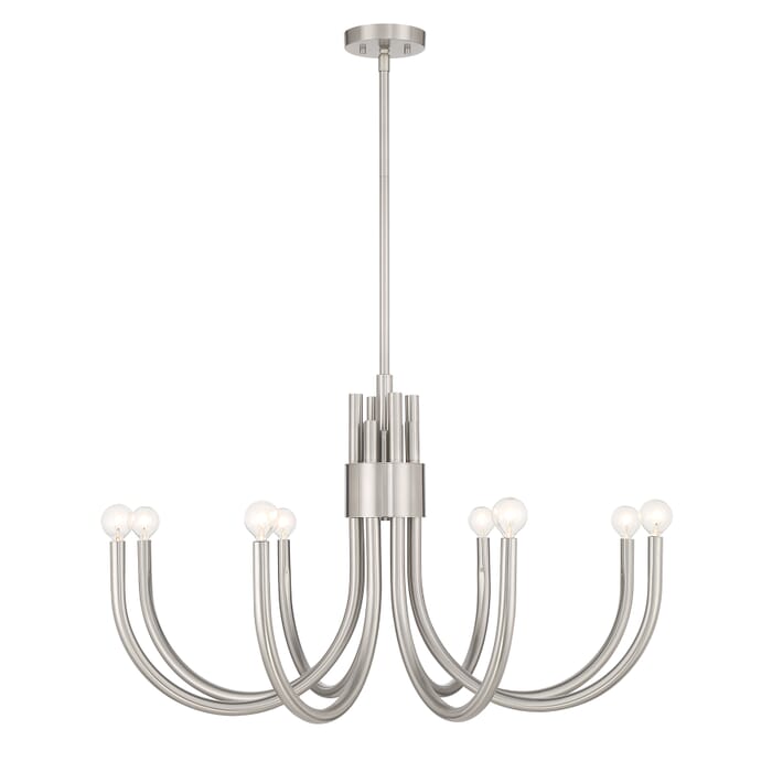 Sorrento 8-Light Chandelier in Satin Nickel Sorrento 8-Light Chandelier in Satin Nickel