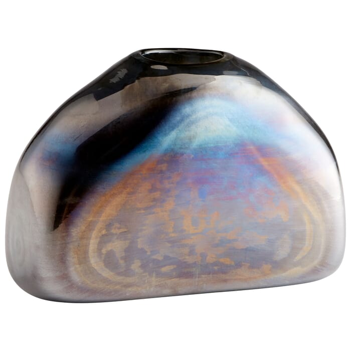 Cyan Design Montague Vase in Gun Metal Cyan Design Montague Vase in Gun Metal