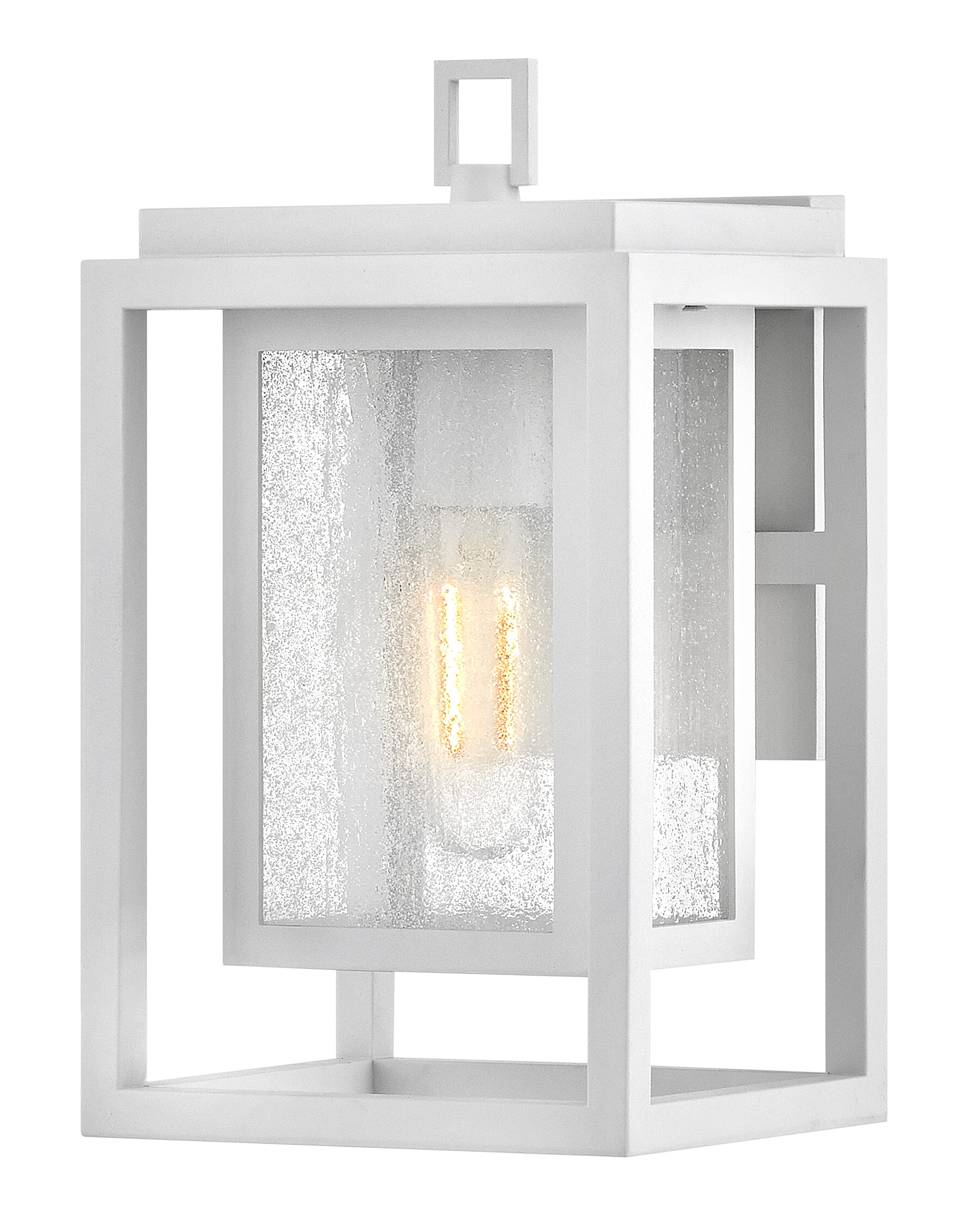 Textured White LED Wall Mount from the Republic Collection
