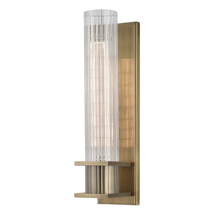 Hudson Valley Sperry 13" Wall Sconce in Aged Brass Hudson Valley Sperry 13" Wall Sconce in Aged Brass