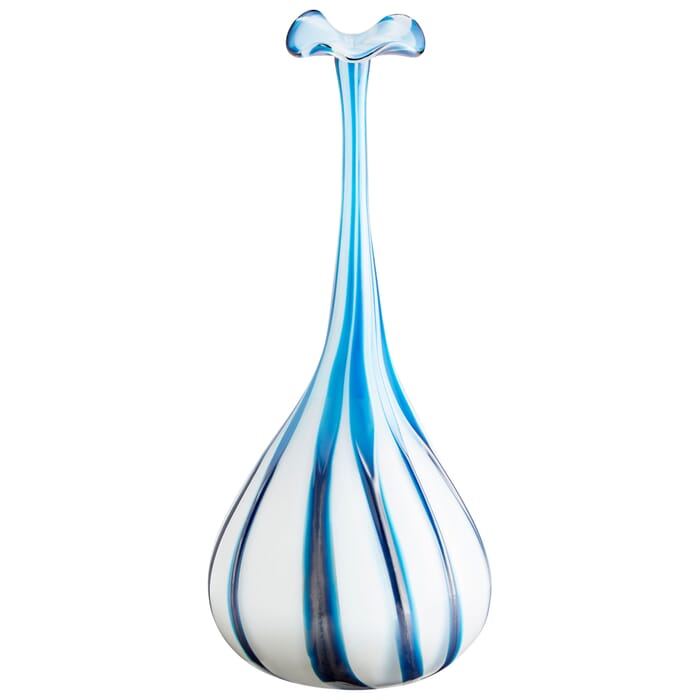 Cyan Design Large Dulcet Vase in Blue And White Cyan Design Large Dulcet Vase in Blue And White