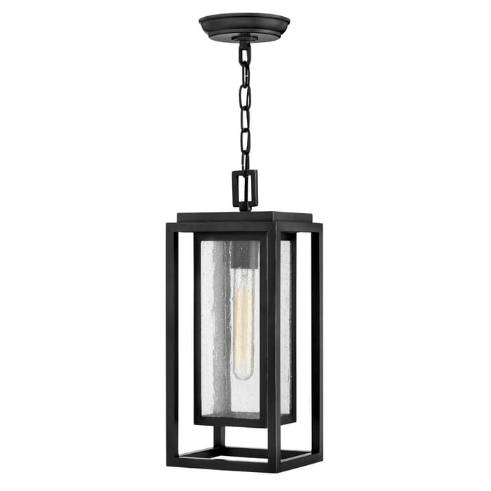 Hinkley Republic Outdoor Hanging Light in Black Hinkley Republic Outdoor Hanging Light in Black