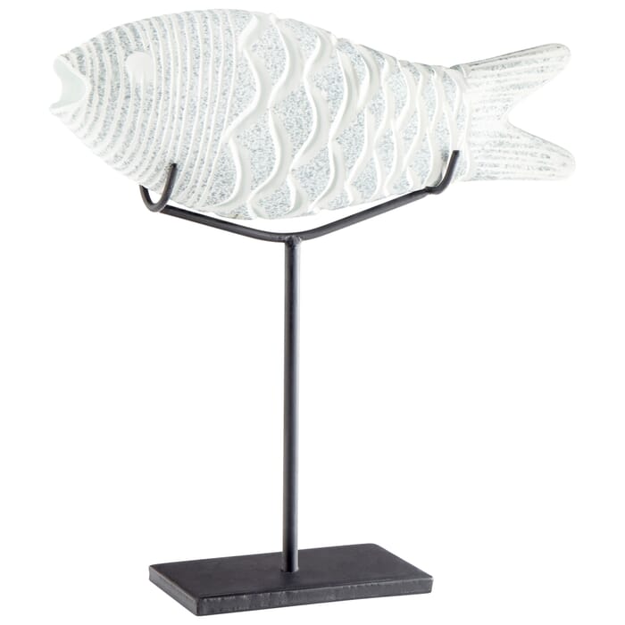 Cyan Design Small Grouper Sculpture in Clear And Frosted Cyan Design Small Grouper Sculpture in Clear And Frosted