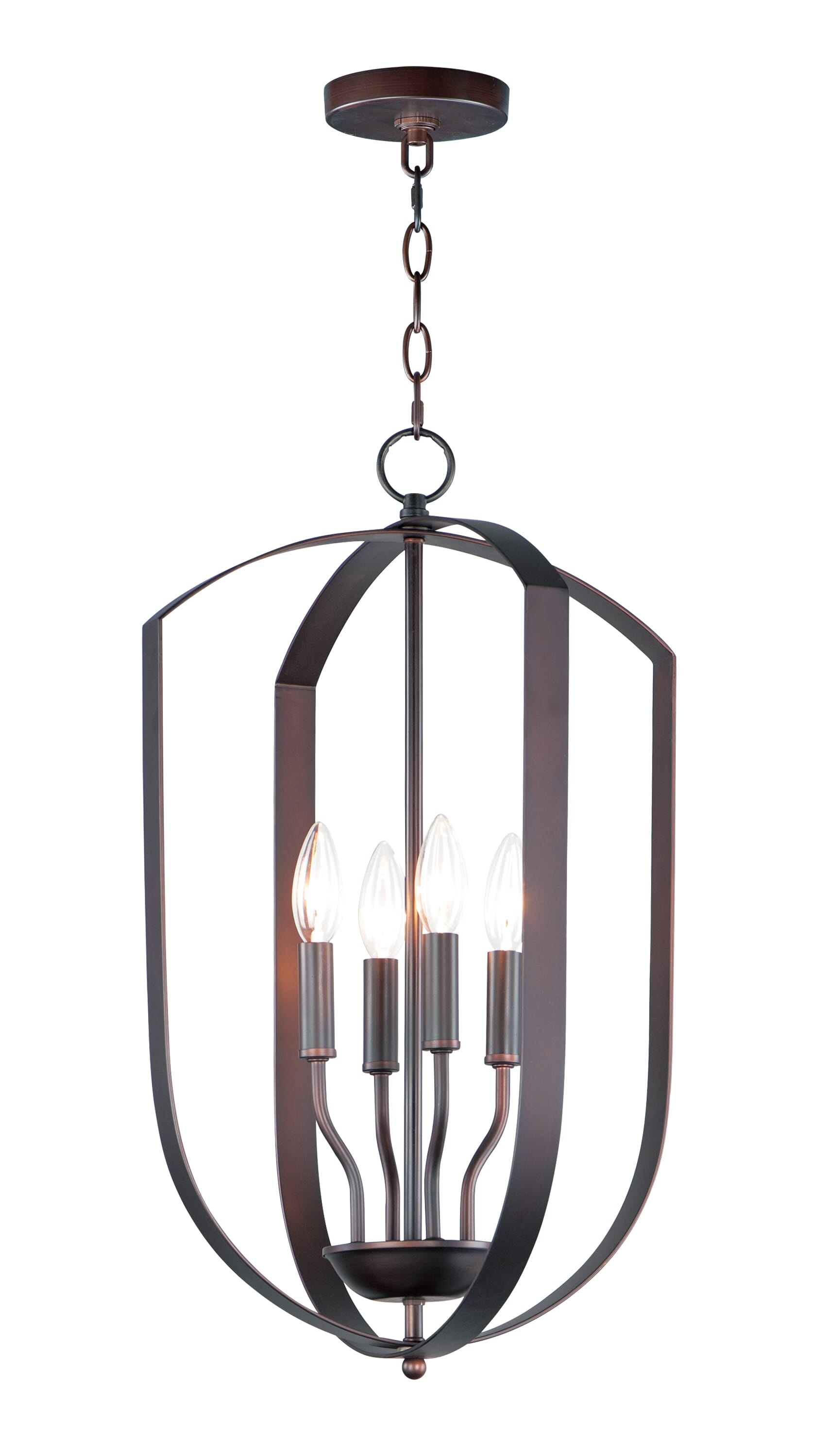 Maxim Provident 4-Light Transitional Chandelier in Oil Rubbed Bronze - 10034OI