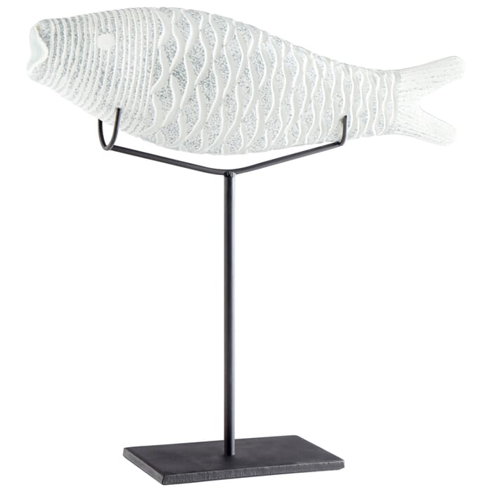 Cyan Design Large Grouper Sculpture in Clear And Frosted Cyan Design Large Grouper Sculpture in Clear And Frosted