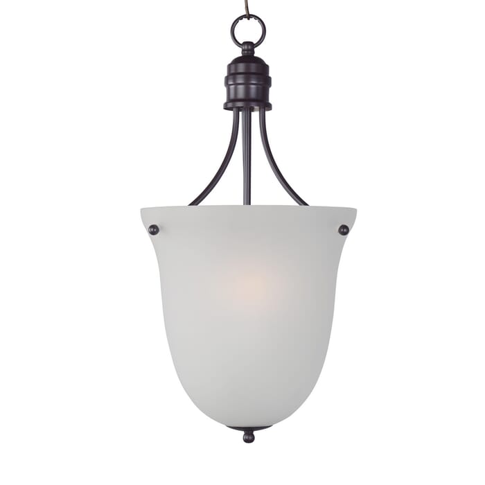 Maxim Logan 12.75" 3-Light Entry Foyer Pendant in Oil Rubbed Bronze Maxim Logan 12.75" 3-Light Entry Foyer Pendant in Oil Rubbed Bronze
