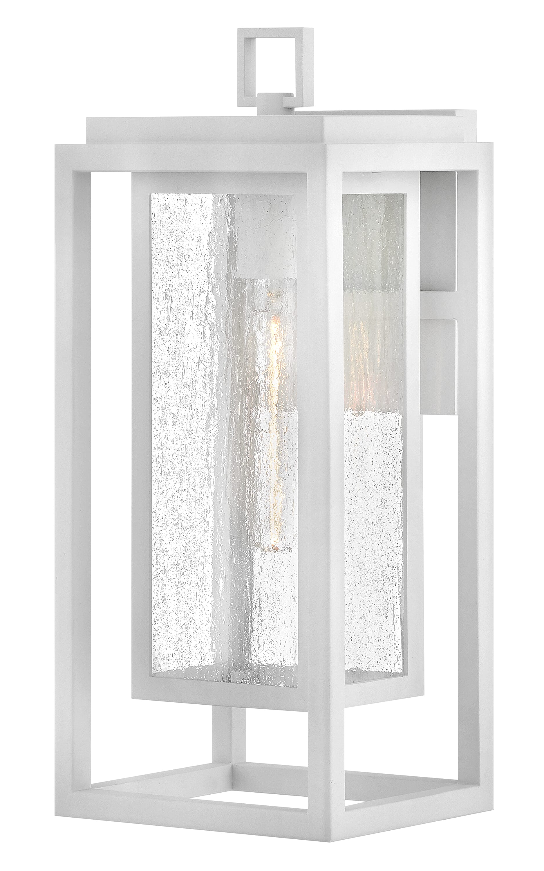 Textured White LED Wall Mount from the Republic Collection