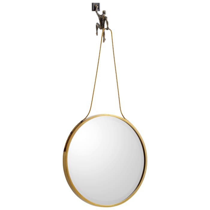 Cyan Design Muscle Man Mirror in Golden Bronze Cyan Design Muscle Man Mirror in Golden Bronze