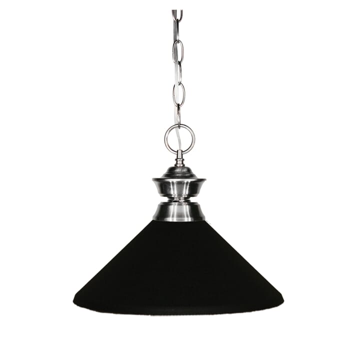 Z-Lite Pendant Lights 1-Light Pendant Light In Brushed Nickel Z-Lite Pendant Lights 1-Light Pendant Light In Brushed Nickel